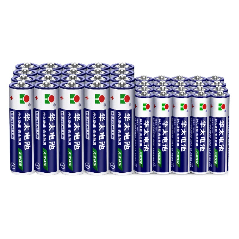 Батарейки Hua Tai Carbon AA № 5 № 7 1,5 В AA для игрушек, пультов дистанционного управления, часов, калькуляторов, оптом