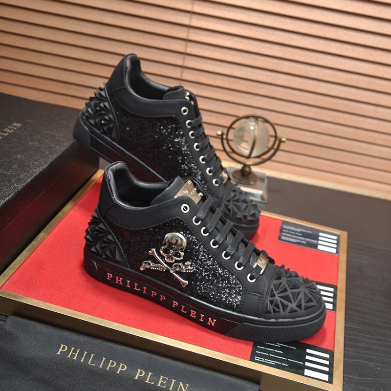 1:1 replica, original box, casual high-top shoes, Korean style, new men's fashion, trendy rhinestone design, versatile casual shoes, unique skate shoes