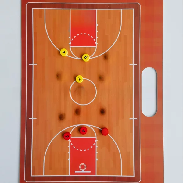 Basketball Magnetic Tactical Board with Tactical Pieces, Coach Board for Football Coaches, Tactical Command Board for Table Tennis