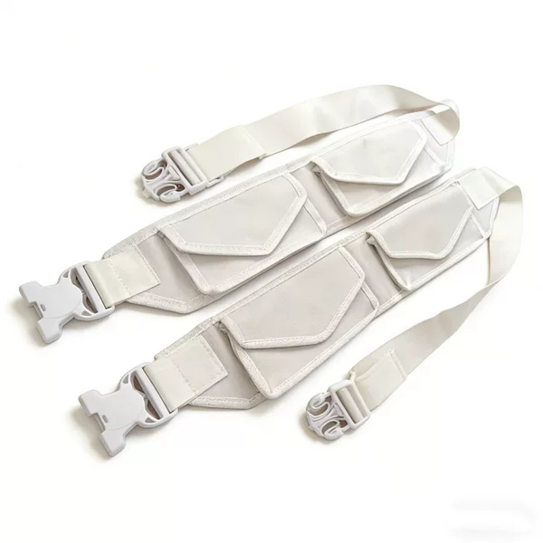 Cross-Border Hajj Waist Bag Saudi Arabia Dubai Hajj Belt Waterproof Foldable White Waist Belt Factory Wholesale New Model