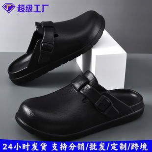 New Birkenstock Shoes for Summer Outer Wear Thick-Soled Toe-Toe Slippers, High-Bottom Eva Breathable Non-Stinky Feet Camping Style Sandals
