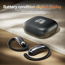 新款AI智能翻译蓝牙耳机OWS开放式最新蓝牙协议6.0高音质上盖数显