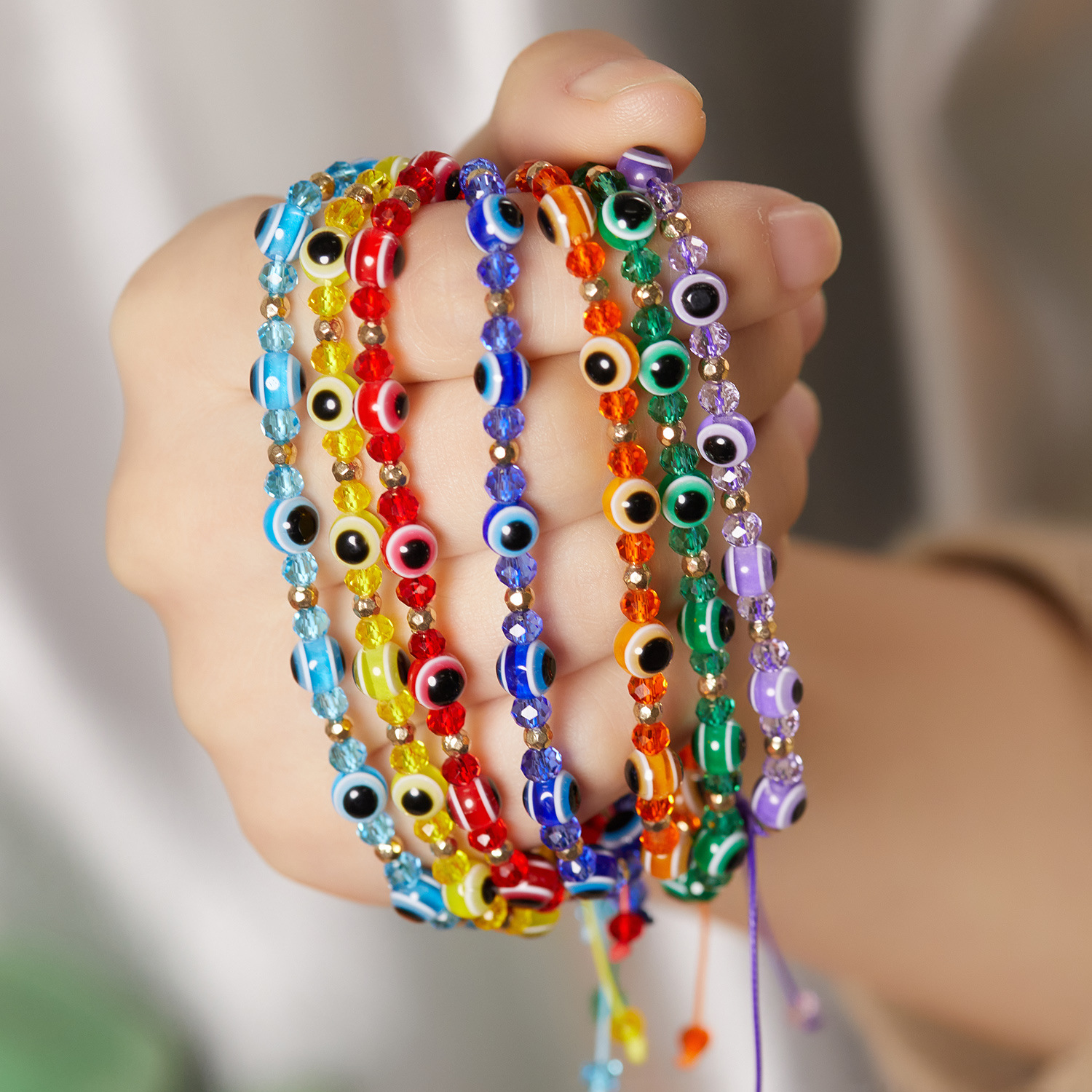 Mode Œil Résine Corde Perlé Femmes Bracelets 1 Pièce display picture 2