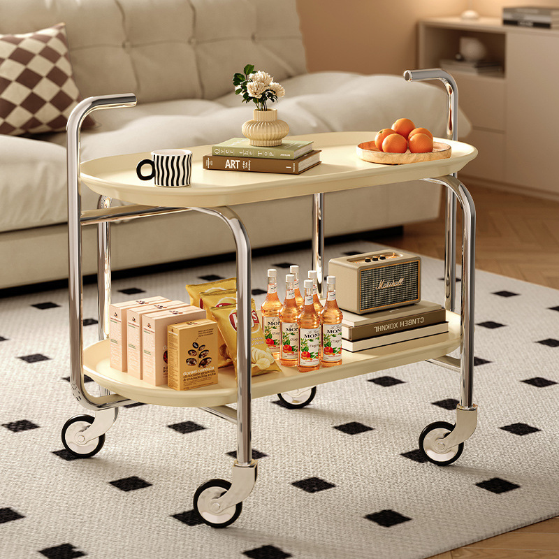 Mesa lateral móvil, mesa de centro, apartamento pequeño, sala de estar, sofá doméstico, armario lateral, armario lateral, nuevo carro, mesita de noche