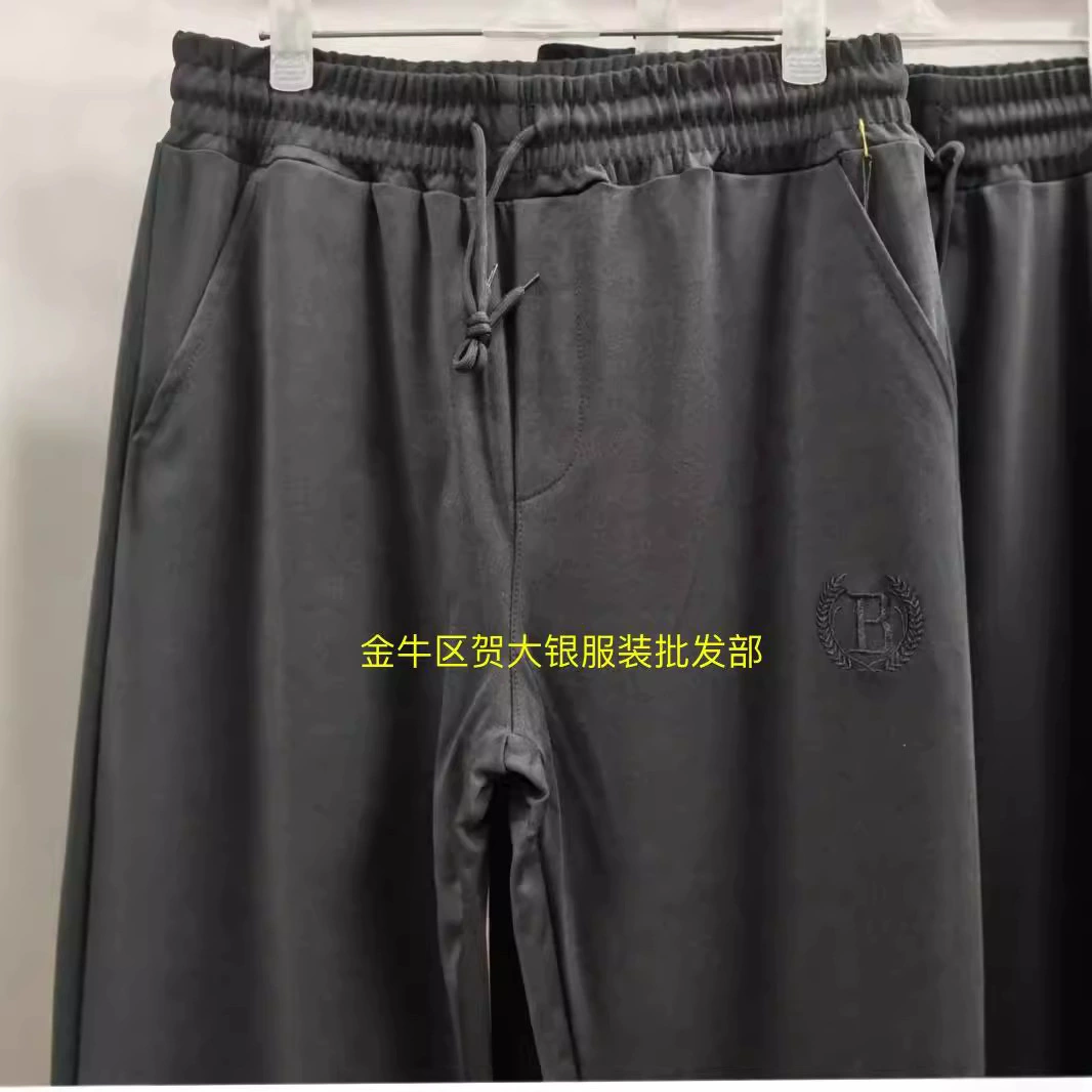 25 моделей мужских повседневных брюк из тенселя и льна для мужчин среднего и старшего возраста, свободные спортивные брюки в стиле «папиных» брюк больших размеров, оптом для уличных торговцев