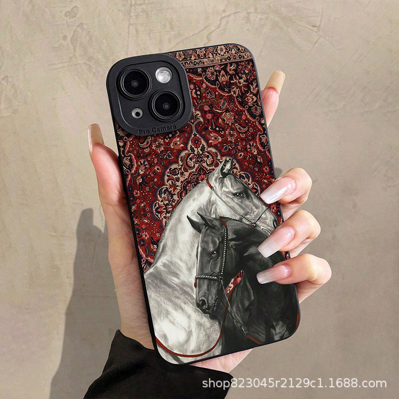 エンジェルアイズ Apple 13 携帯電話ケース 11/12/14/15pro オールインクルーシブ ソフトシェル iPhone16promax に適しています|undefined