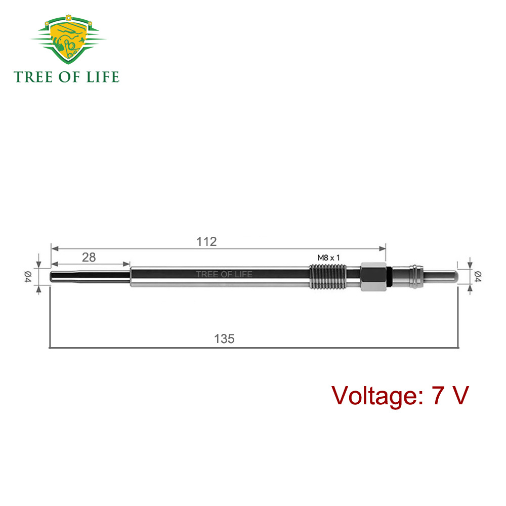 68211173AA,068211173AA,68460484AA is suitable for Jeep Grand Cherokee preheating plugs