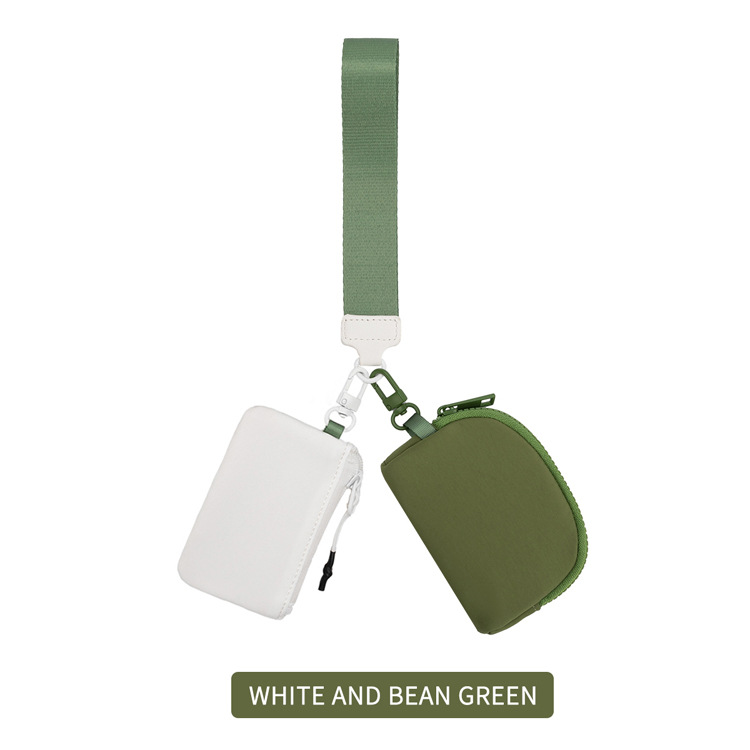 Bolso de muñeca para mujer Spot, bolso portátil Lulu para guardar tarjetas, monedero pequeño para tarjetas bancarias_voghion.com