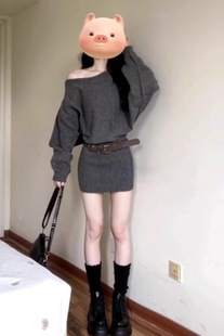һ�ּ��ɫᘿ�ë���B��ȹ��Ů2025�¿��ﶬ��������|��������ȹ