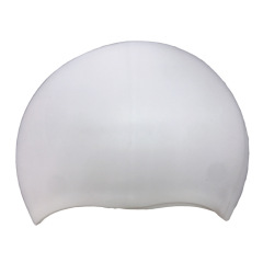 Manufacturer supplies three-eyed fish silicone swimming caps for adults and children, waterproof flat 55G silicone caps