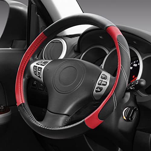 Car steering wheel cover leather elastic handle cover without inner ring Four Seasons universal car accessories car handle cover