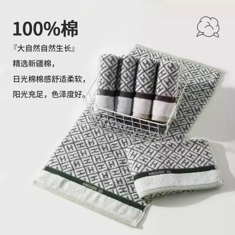 Хлопковое полотенце Jinhao 100% хлопок, для лица, ванной, полотенце для лица класса A, впитывающее воду, для взрослых и матерей с детьми