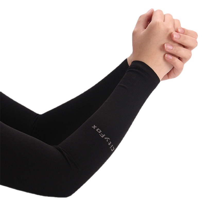 Summer New Sunscreen Gloves Cold UV-resistant Ice Silk Sleeve Outdoor Driving Arm Protective Sleeve for Men and Women