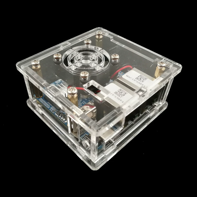 Orange School R1 Plus LTS Development board shell Gigabit Soft Routing Orangepi RK3328 motherboard shell
