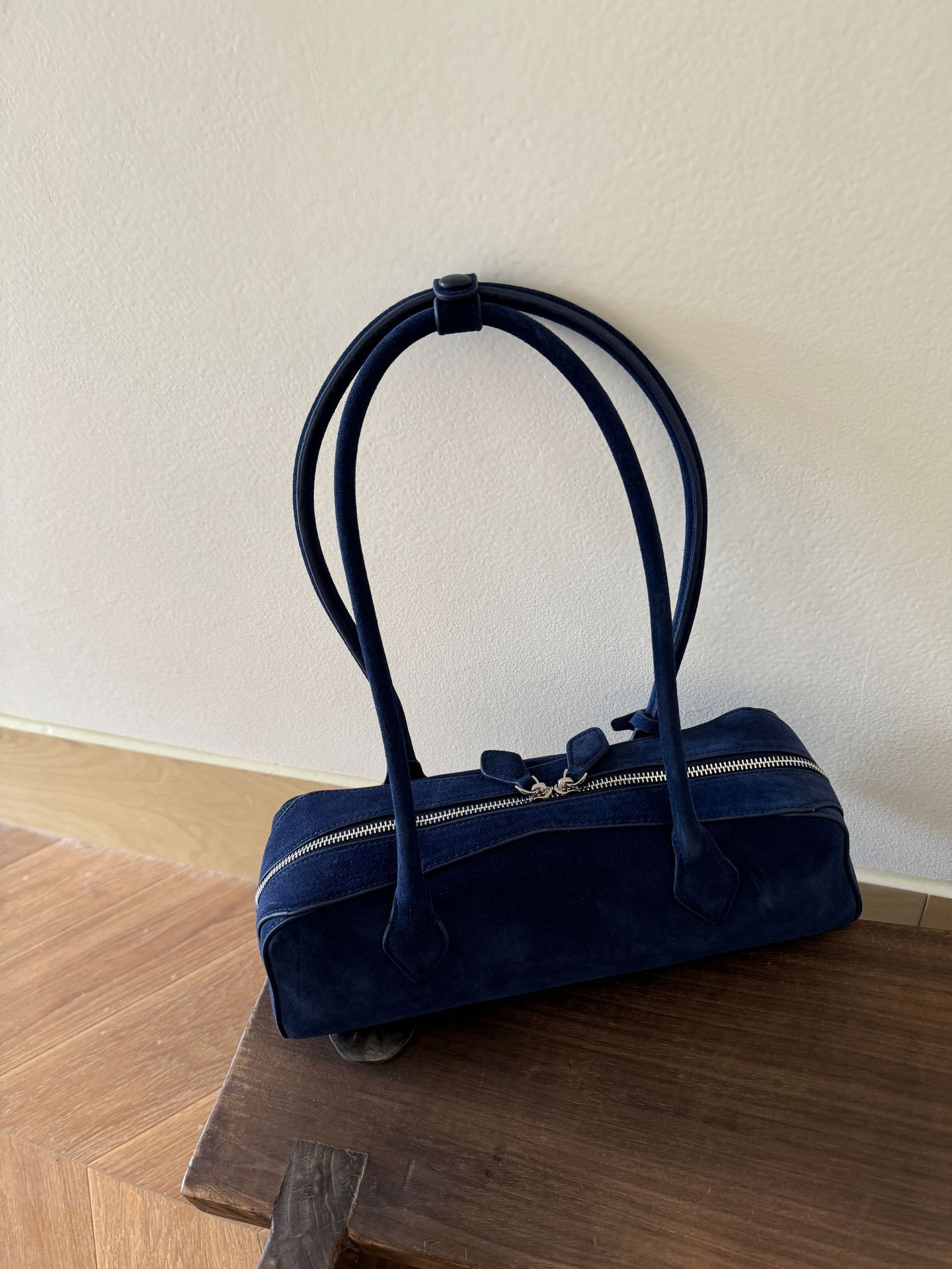 Baguette Bag French Niche Retro Underarm Bag Genuine Leather Women's Commuter Fashion Shoulder Handbag - Thumbnail 7
