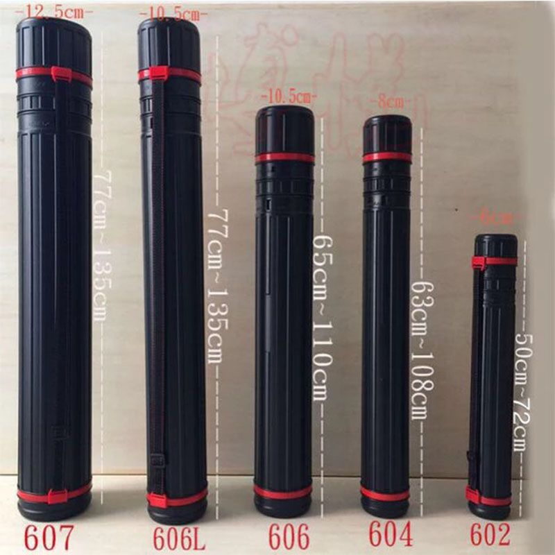 high quality Telescoping Drawing cylinder Painting and Calligraphy Collection Box Drawing tube Poster tube Storage Painting Paper Plastic Telescoping Painting bucket