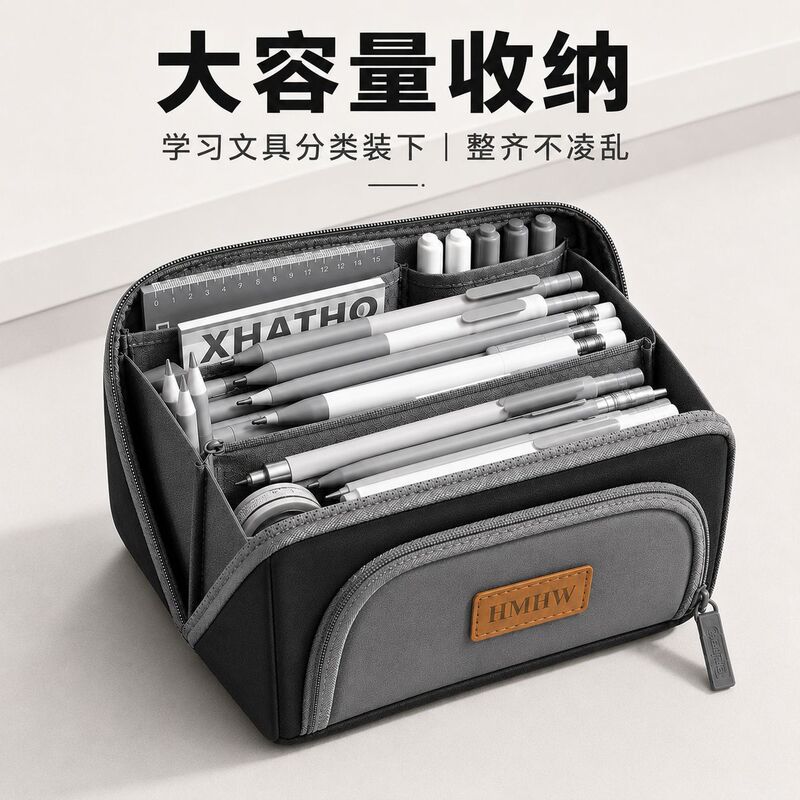 2026 New Diamond-Shaped Volcano Magnetic Pencil Case, Large Capacity, Simple Transparent Stationery Box for High School Students, Unisex Pencil Case 2026 New Diamond-Shaped Volcano Magnetic Pencil Case, Large Capacity, Simple Transparent Stationery Box for High School Students, Unisex Pencil Case