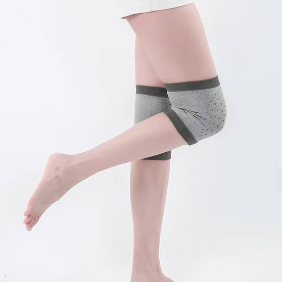 Pure Cotton Wormwood kneecap men and women warm seamless thin knee joint sheath old cold leg heating kneecap