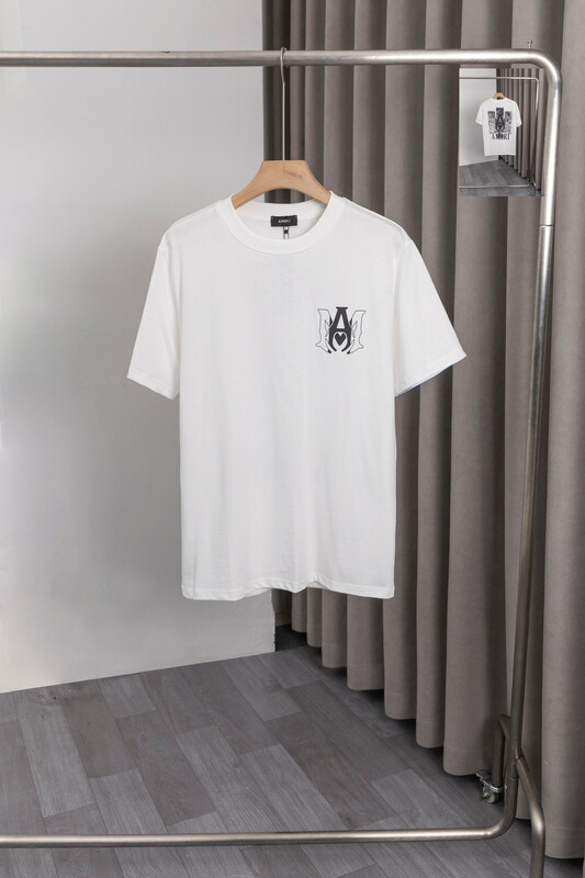 貿易クロスAm新文字クラシックプリント半袖男女同型カップルTシャツiri夏高iri製品タイプ|undefined