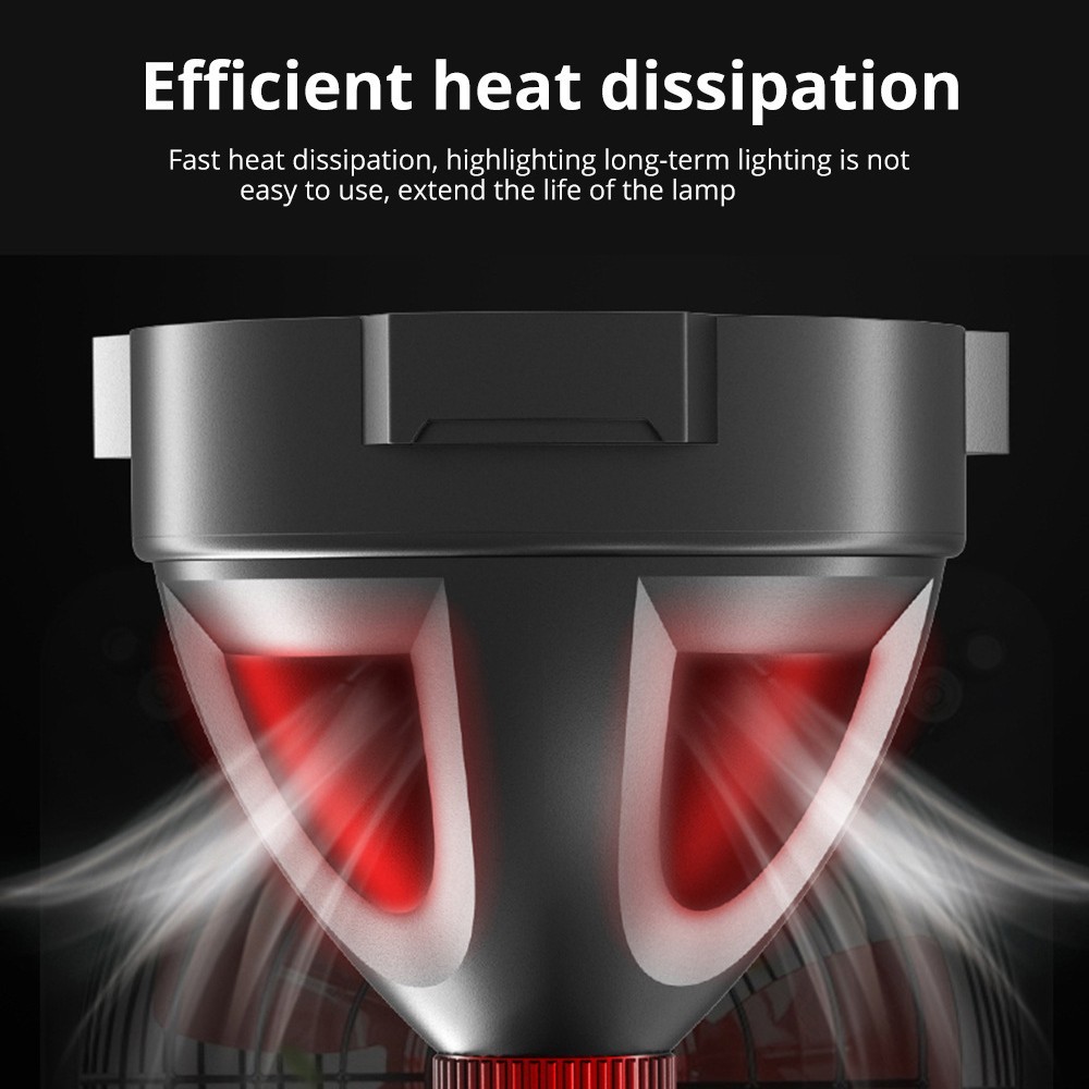 Linterna LED fuerte luz portátil al aire libre recargable Super brillante luz de trabajo multifuncional de alta potencia portátil reflector image 6