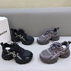增高老爹鞋女2025秋季新款百搭厚底四季舒适跑步休闲百搭运动鞋女