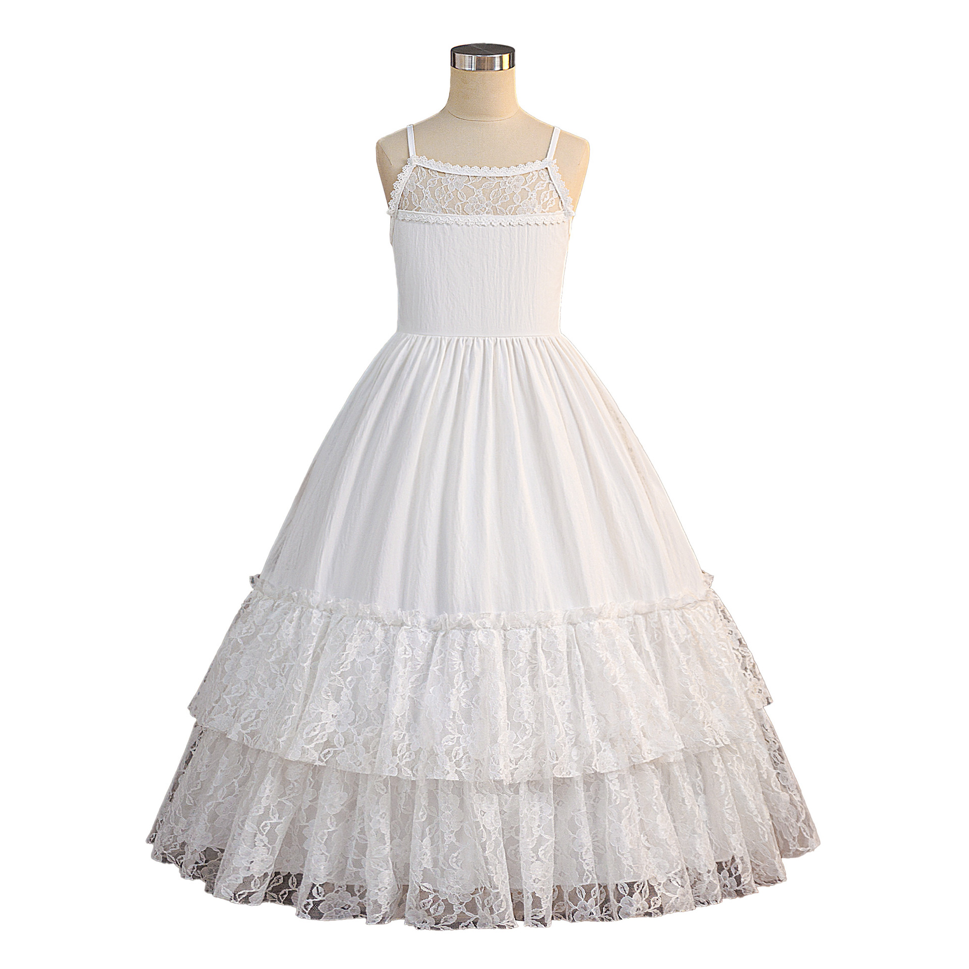 Comercio exterior explosivo de niñas vestido de encaje largo mangas largas de chiffon cabina princesa vestido de malla vestido infantil