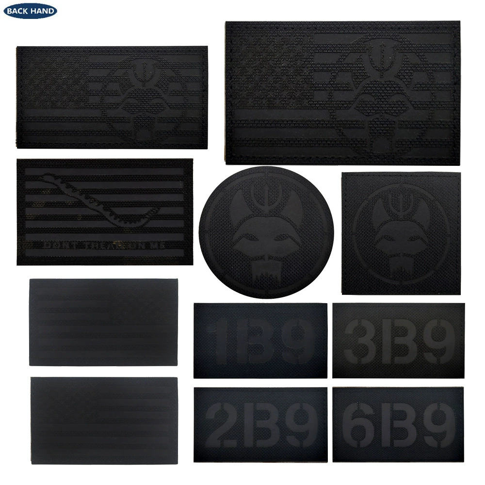 All -Black Seal Assault Team Montelling Chapter Texas Seal Tripidal Magic Magic Rider Infrared Night Visual Anti -Light Sticker