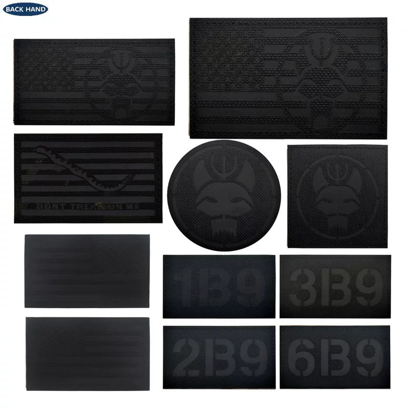 All -Black Seal Assault Team Montelling Chapter Texas Seal Tripidal Magic Magic Rider Infrared Night Visual Anti -Light Sticker