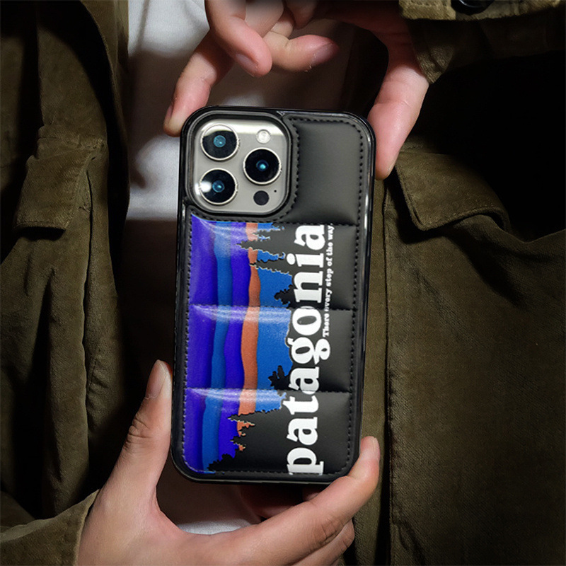Down Jacket Trendy Brand Letters Iphone14/13 Suitable for 11 Apple 17Air/16/15Promax Mobile Phone Case 12