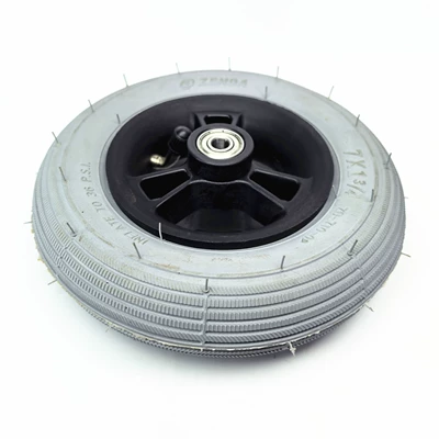 Elektrikli avtomobil şinləri Wheel Gray Inflatable Tire Small