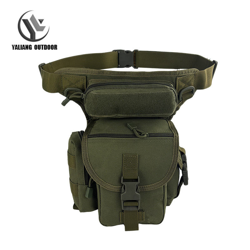 Wholesale cycling backpacks, waterproof bags, large capacity outdoor sports leg warmers, multi-functional military enthusiast black tactical leg packs