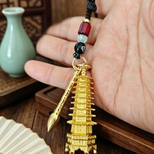 金榜题名文昌笔九层塔文昌塔钥匙扣挂件吊坠中高考礼物书包挂件