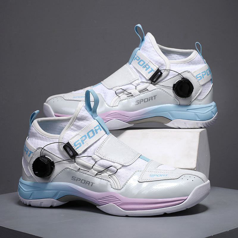 New badminton shoes genuine goods men's and women's professional sneakers non-slip shock absorption breathable training sneaker through 2.0