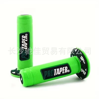 riding booster shock absorption rubber – Motorcycle Handle Cover - green