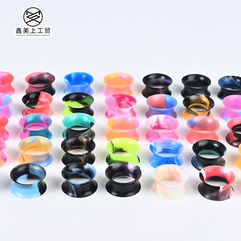Silicone fashionable trend piercing, punk style, simple and elegant design