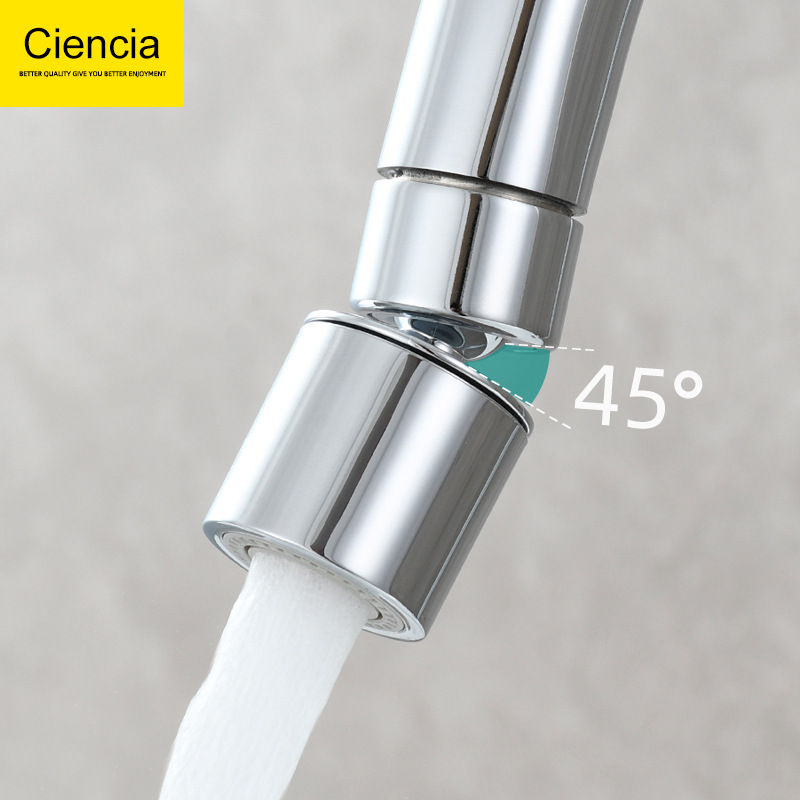 Grifo de la cuenca de la cocina Bubbler universal giratoria grifo de salida grifo de filtro boquilla accesorios del grifo