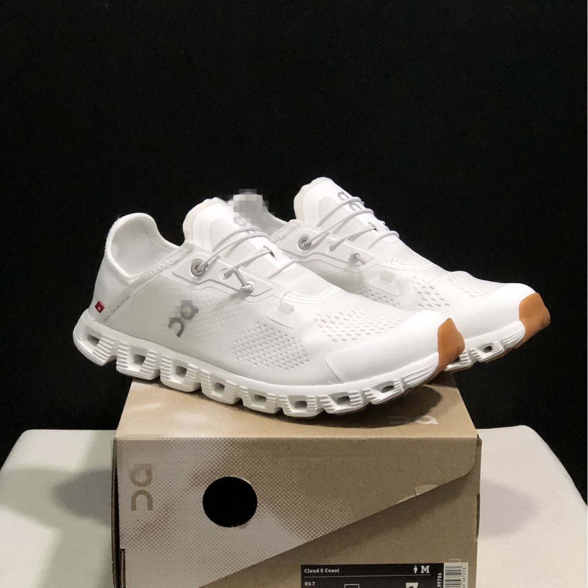 Cross-border O run Cloud 5 Coast 남성용 및 여성용 휴대용 통기성 슬립온 캐주얼 운동화