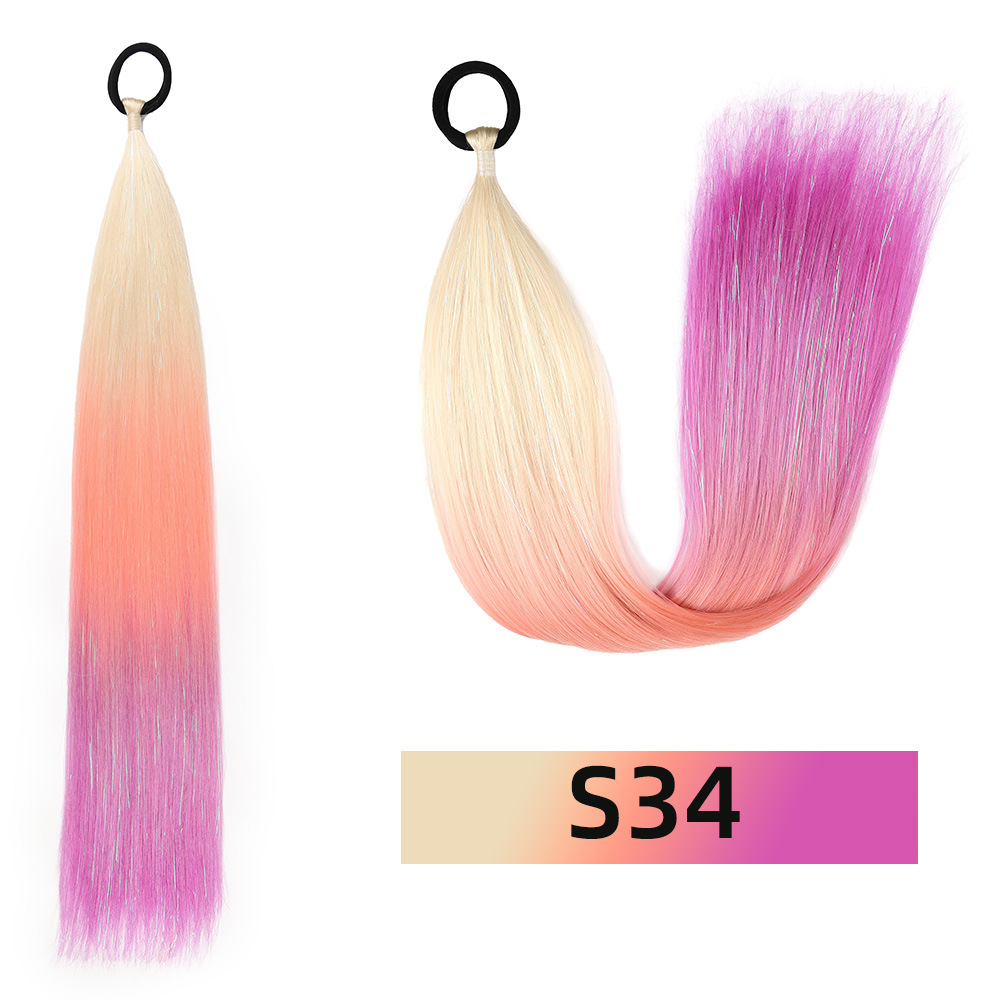 Venta al por mayor de hilo de oro y plata para comercio exterior, para pelucas y coletas de rastas EZ, de un solo hilo, con degradado de colores, para cabello trenzado DIY, hilo láser y trenzas grandes.