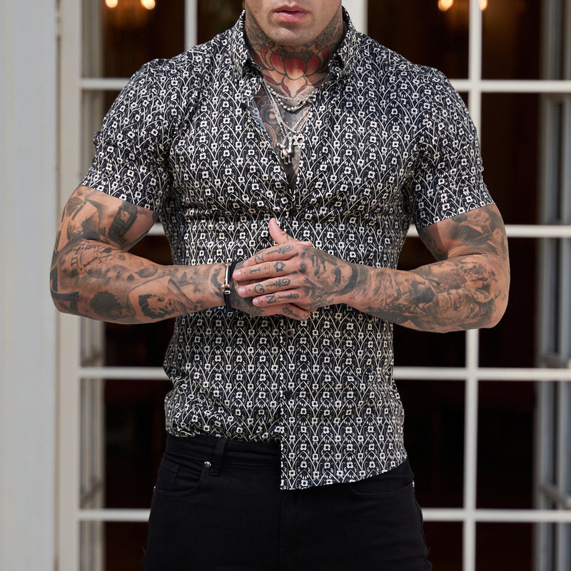 Herr slim fit sommaröverrock ledig och trendig stil_voghion.com