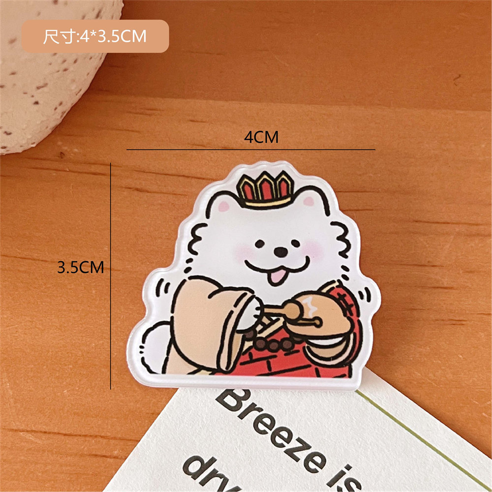 Tengyi original lindo de dibujos animados pequeño Capibara acrílico broche chica bolsa ropa decorativa pin insignia al por mayor
