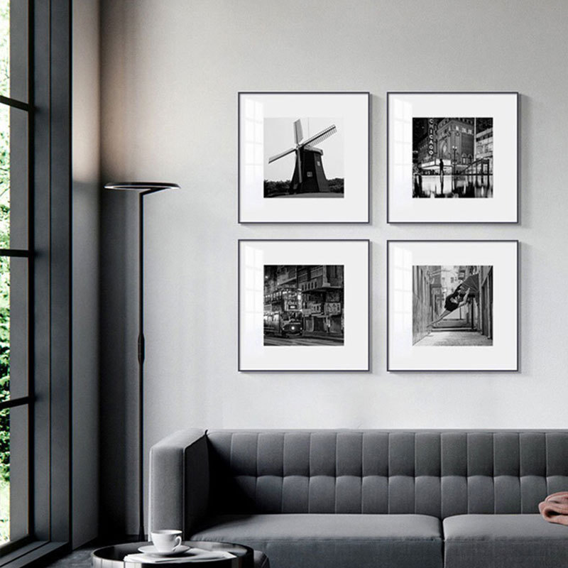 Black and White Photography Combination Decorative Painting Niche Art Model Room Hanging Painting Hotel Corridor Bedroom Study Coffee Mural Black and White Photography Combination Decorative Painting Niche Art Model Room Hanging Painting Hotel Corridor Bedroom Study Coffee Mural