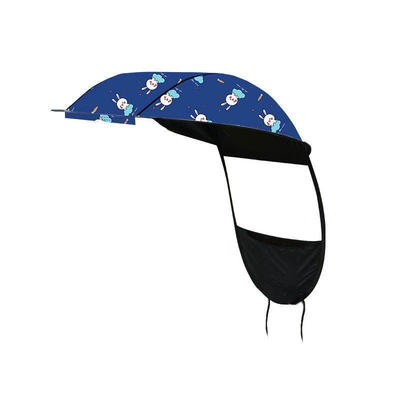 Elektromobil üçün ön şüşə çətiri (günlük): canopy, sun protection single canopy - single-ceiling-panel-blue-rabbit-velcro-backing-default-item