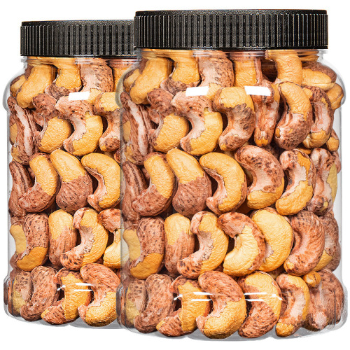 2024 New Skin Cashew Nuts 500g Large Grains Vietnamese Salt Roasted Purple Skin Grade Nuts Pregnant Women Snacks Wholesale