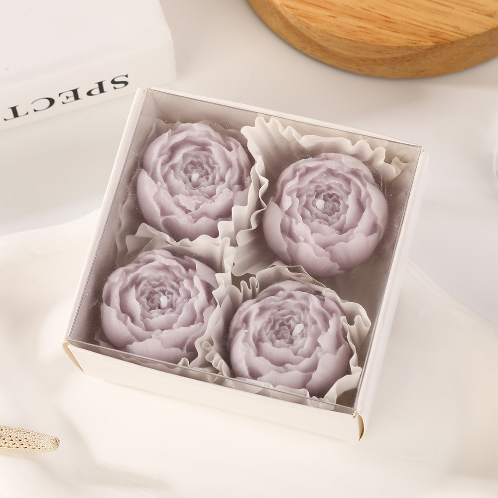 Rose hecha a mano set de vela de incienso al por mayor casero Qixi Valentine 's Day perfume regalo vela de mano transfronteriza