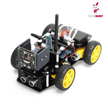 TSCINBUNY 摄像头编程智能小车 超声波智能避障 遥控云台小车套件