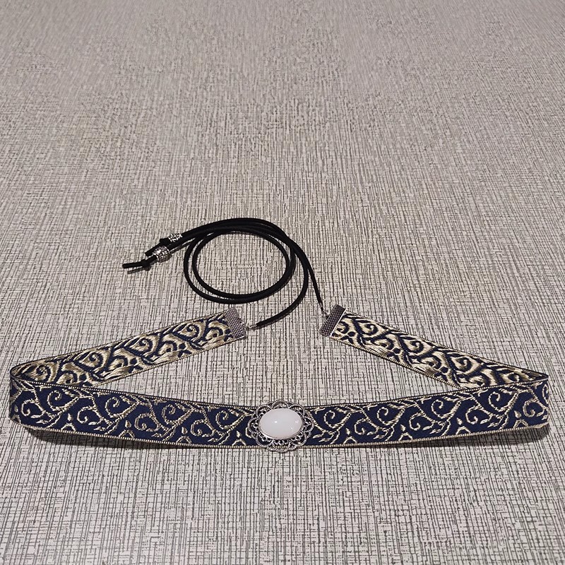 Niños Song vestidos antiguos toque de cabeza frente correa de pelo frente correa de pelo para niños vestidos antiguos de estilo Han2025 nuevos joyas de cejas