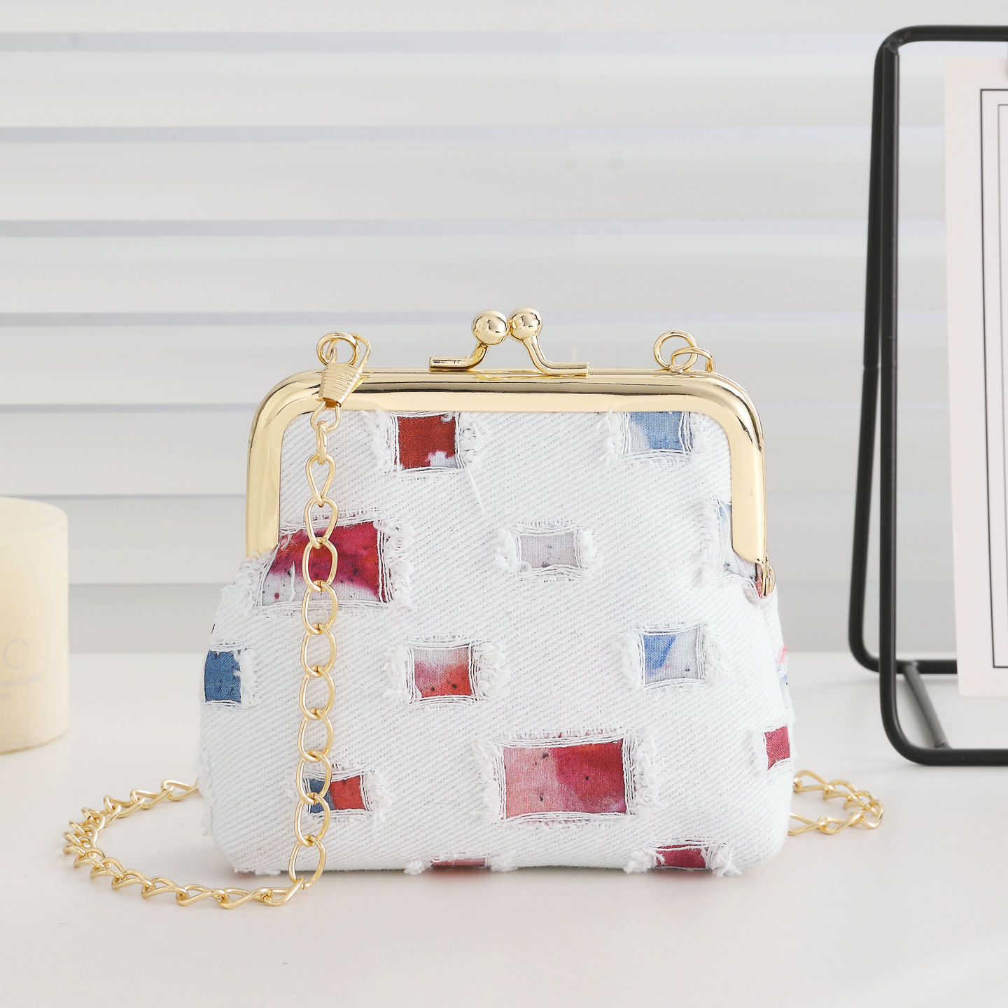 Nuevo bolso de almacenamiento de lápiz labial de alto valor, bolso de llaves para niñas, pequeño y delicado cuero suave, sensación de lujo ligero, bolso de cambio