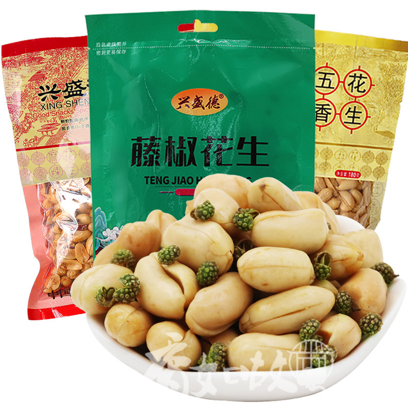 New products listed in xingshengde rattan pepper peanut 180g origin delivery date new spicy peanut dish