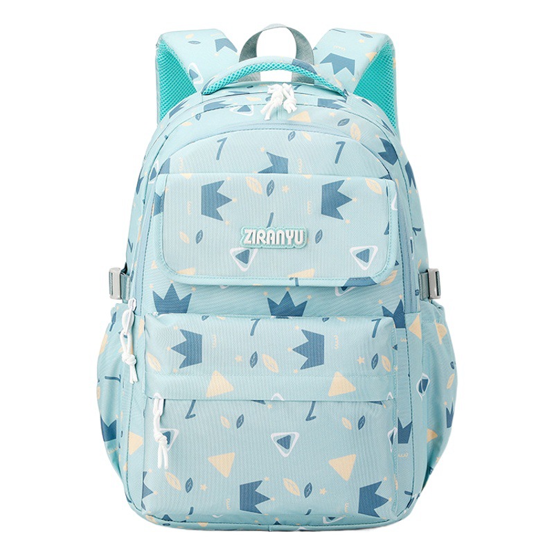 Mochila escolar portátil transfronteriza para niños, mochila nueva de gran capacidad para niñas, mochila con cojín de aire, envío directo, impresión de logotipo