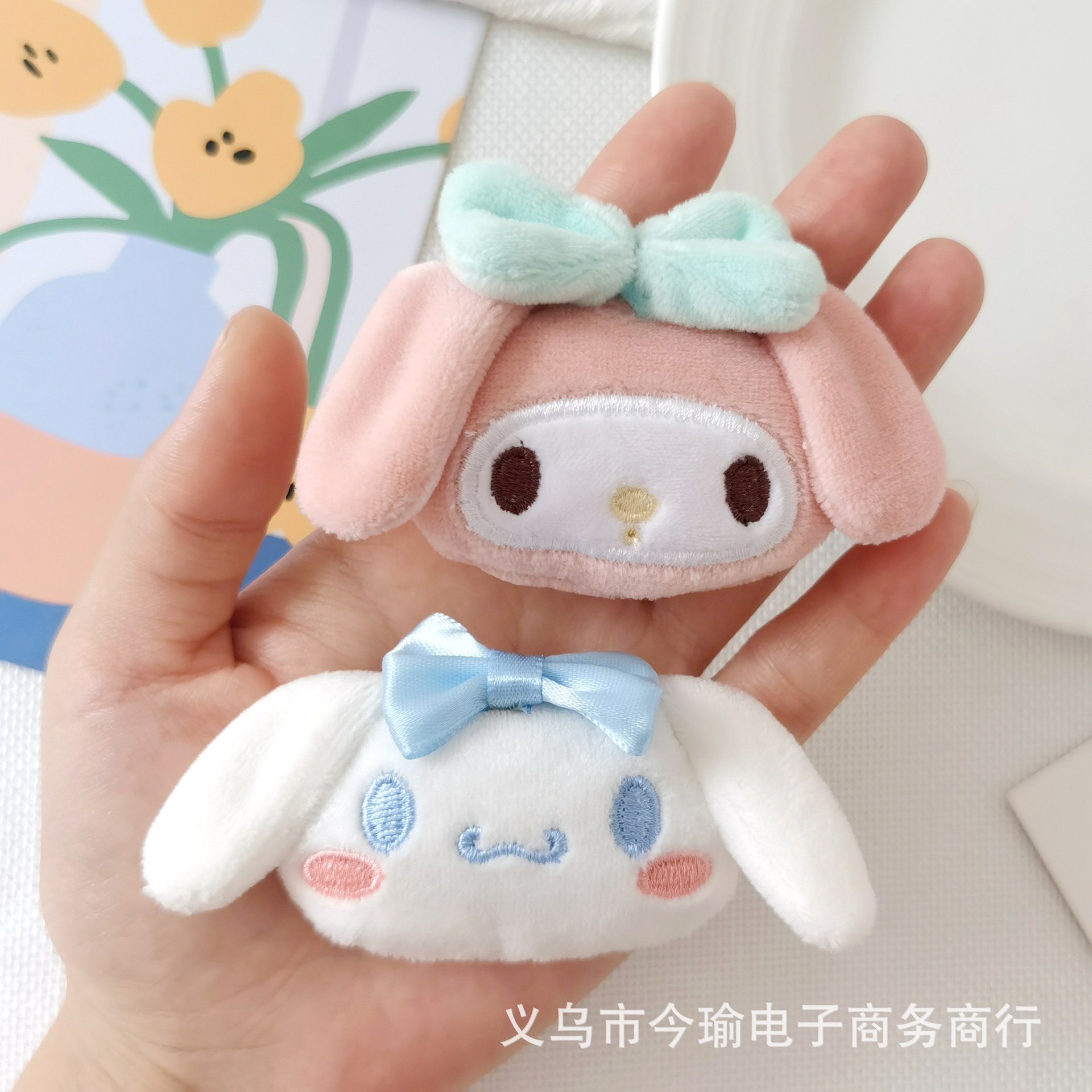 만화 봉제 옥 개 멜로디 헤어 밴드 머리 장식 액세서리 DIY 산리오 브로치 의류 액세서리